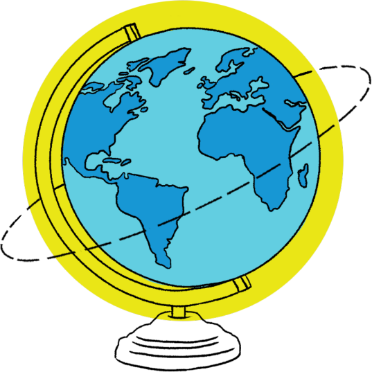 Globe illustration