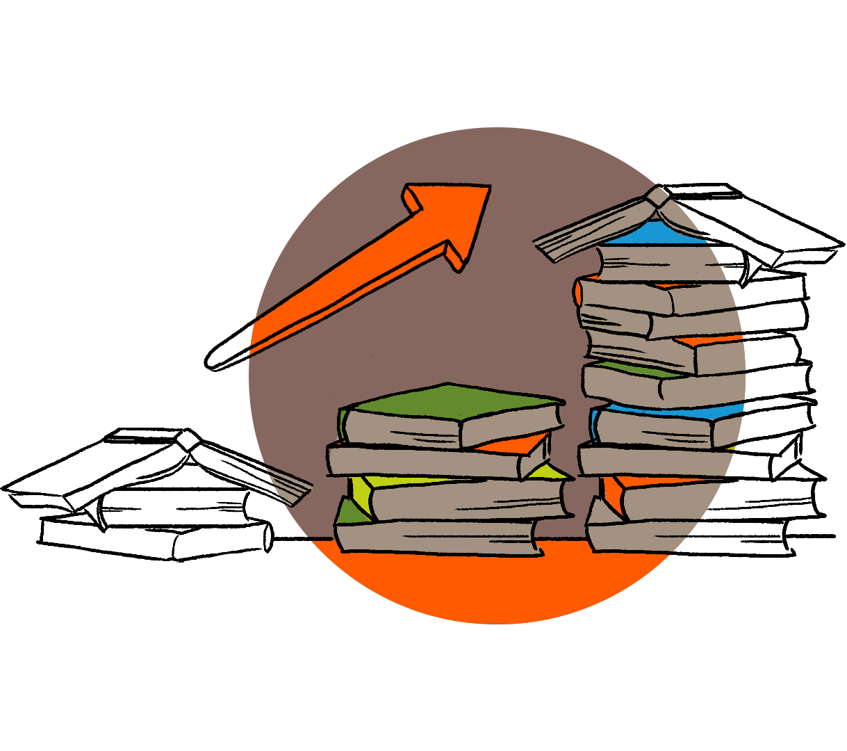 Books illustration