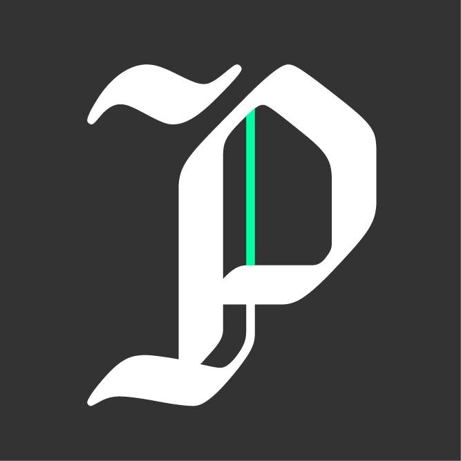 P logo