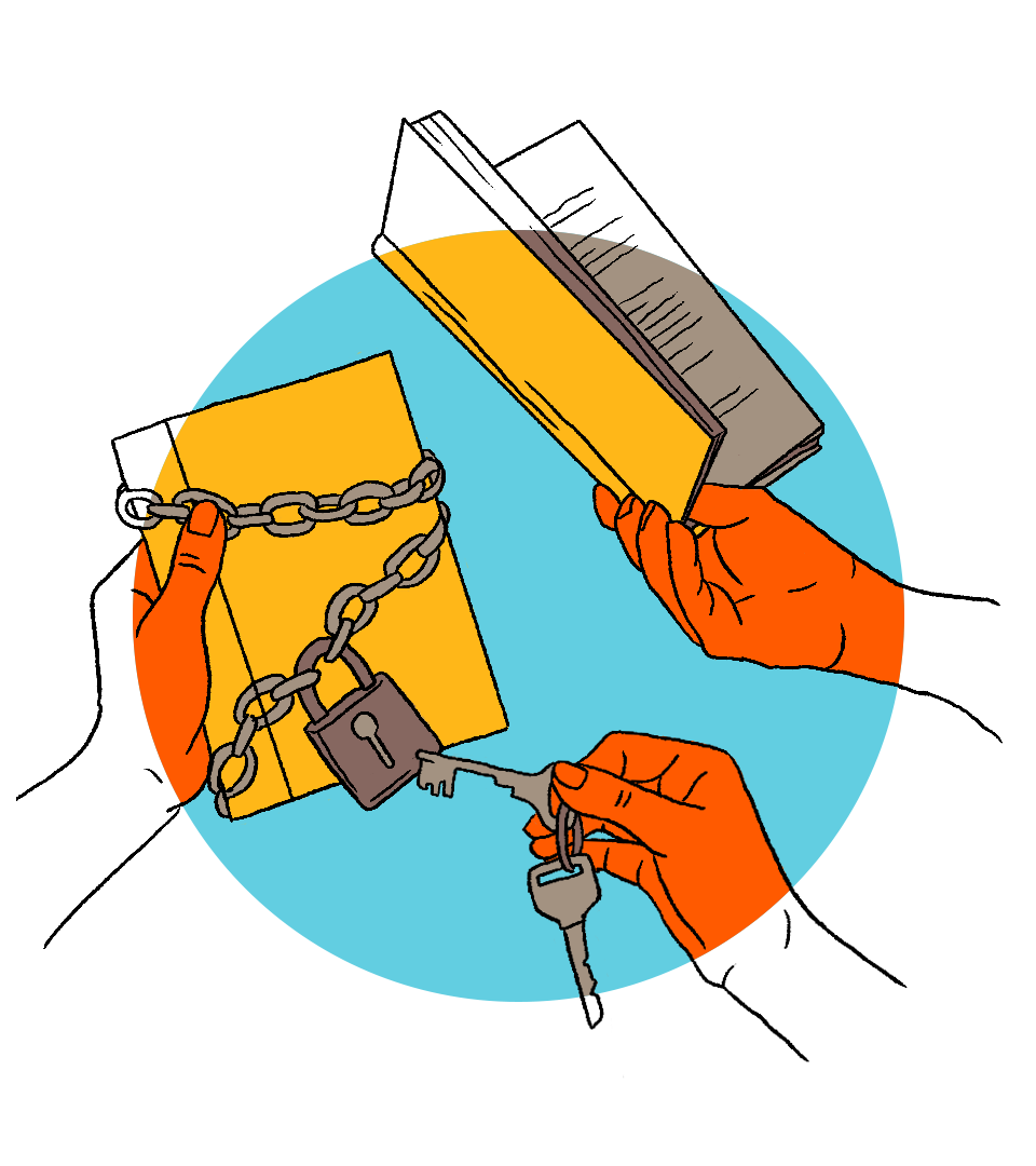 Unlock knowledge illustration