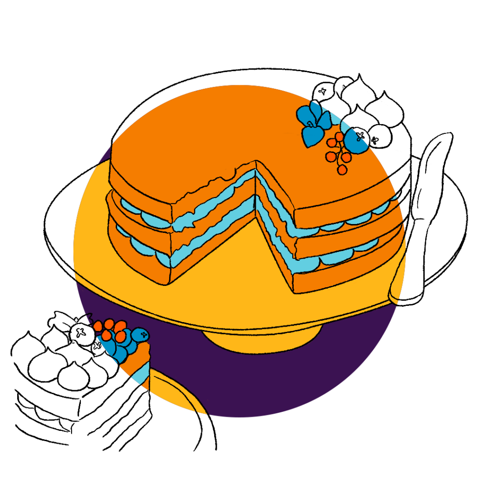 Cake illustration