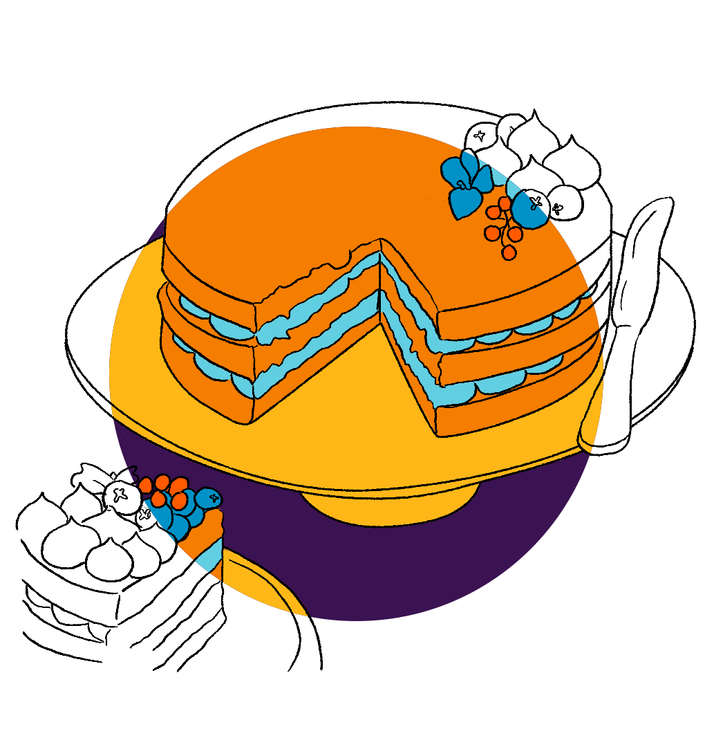 Cake illustration